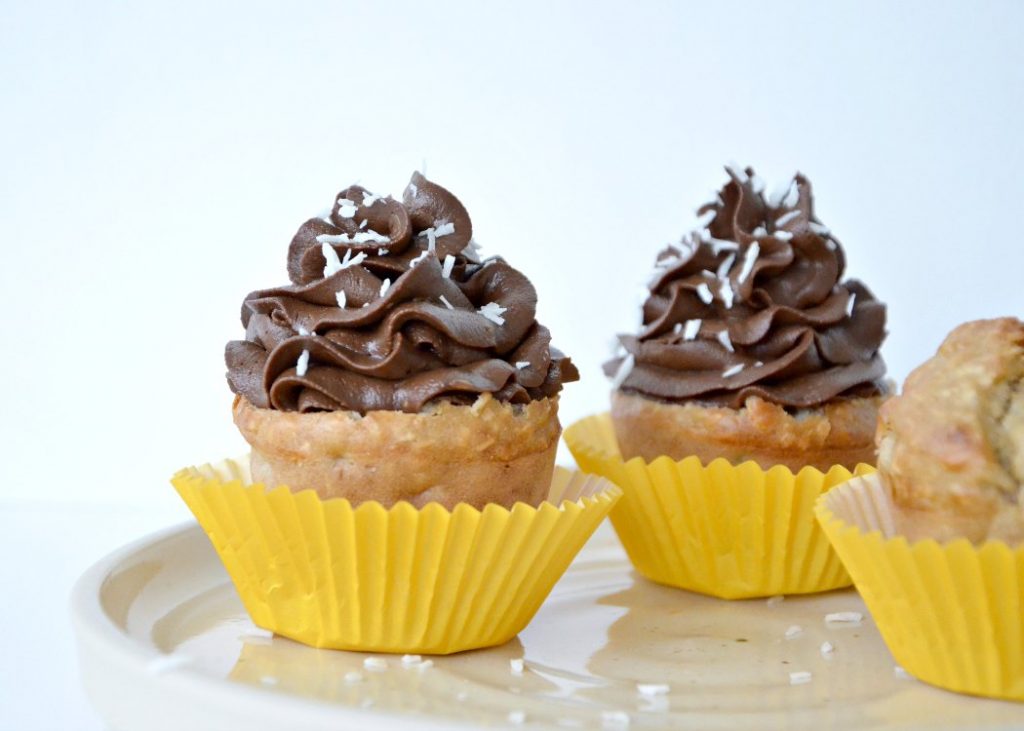 Muffins de crema de cacahuete